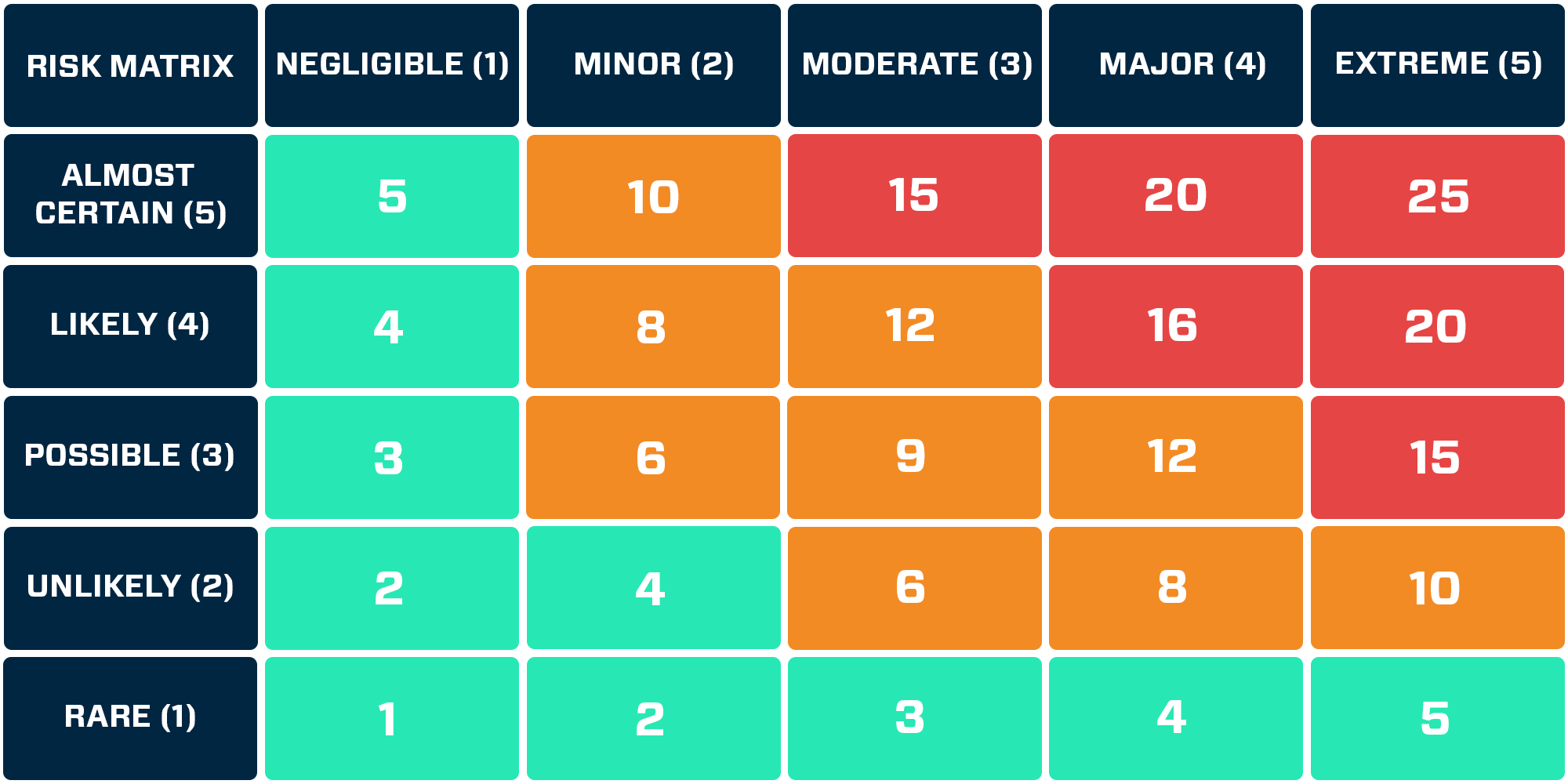 Risk Matrix