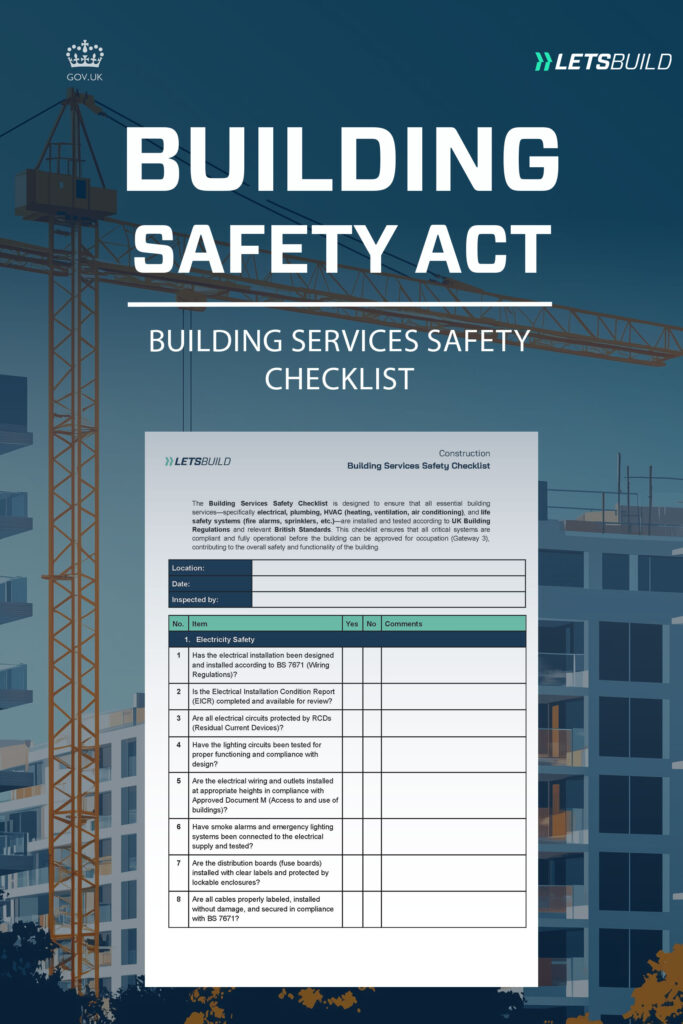 Building Safety Act Checklists Library Letsbuild